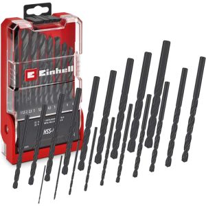 Einhell 19 Piece HSS-R Drill Bit Set