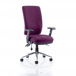 Chiro High Back With Height Adjustable Arms Bespoke Colour Back And