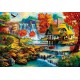 Country House by the Water Fall