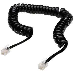 Digitus AK-460101-020-S Phone Cable RJ10 to RJ10 Black 2m