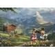 Disney, Mickey and Minnie in the Alps