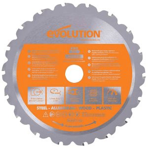 Evolution Power Tools R165TCT-18CS Multi-Material Saw Blade 165 x ...