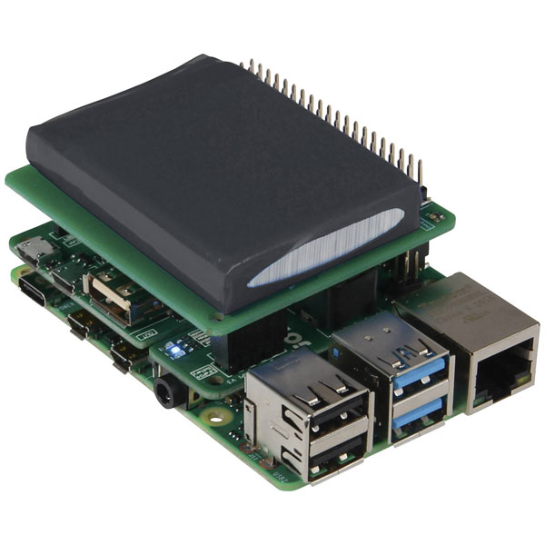 Joy-it Raspberry Pi UPS, iron phosphate battery, 2hr life