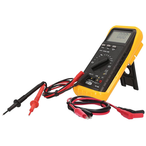 KS Tools 150.1480 Digital Multimeter, Including Test Prods And Cro...