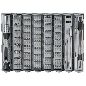 Kunzer 7MWS126 Tool Kit with Bit Set, Storage Box, Versatile Use