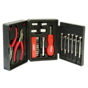 Rolson 36039 26pc Mini Tri Fold Tool Kit