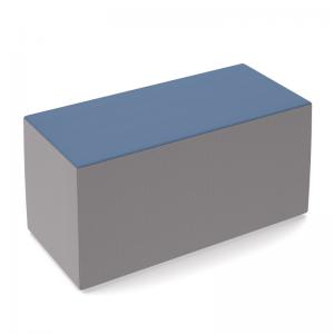 Groove modular breakout seating brick - forecast grey body with range