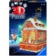 3D Puzzle with LED - Gingerbread House