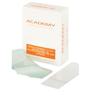 Academy Microscope Slides Frosted One End One Side 76 x 26mm Pack ...