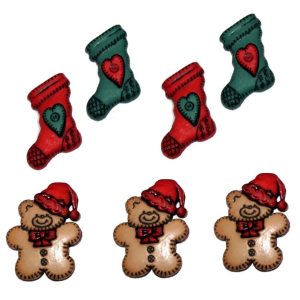Dress It Up Christmas Stocking Buttons