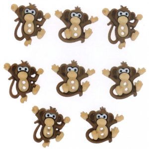Dress It Up Monkey Buttons