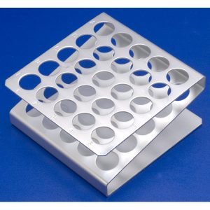 Medline Z-type Test Tube Rack 5x5 Holes- Aluminium