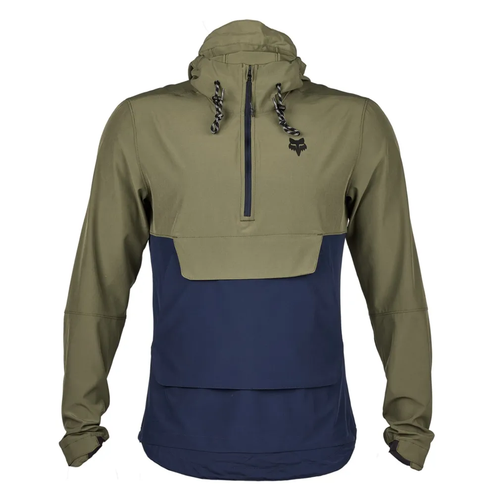 Fox Ranger Wind MTB Pullover Olive Green