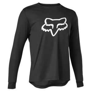 Fox Ranger Youth LS MTB Jersey Black
