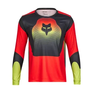 Fox Youth Ranger Revise LS Jersey Red Yellow