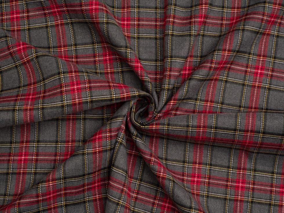 Minerva Core Range Stretch Woven Polyester Viscose Suiting Fabric Grey 2