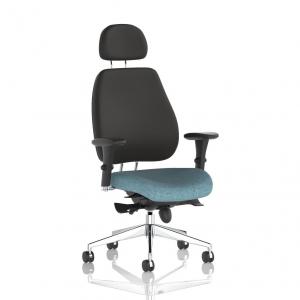Chiro Plus With Headrest Bespoke Colour Seat Rivet Quench KCUP2779