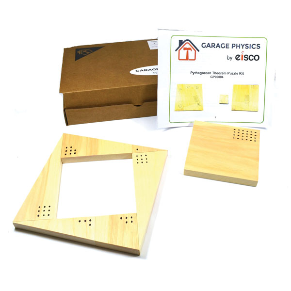 Eisco GP00004 Garage Physics Pythagorean Theorem Puzzle Kit