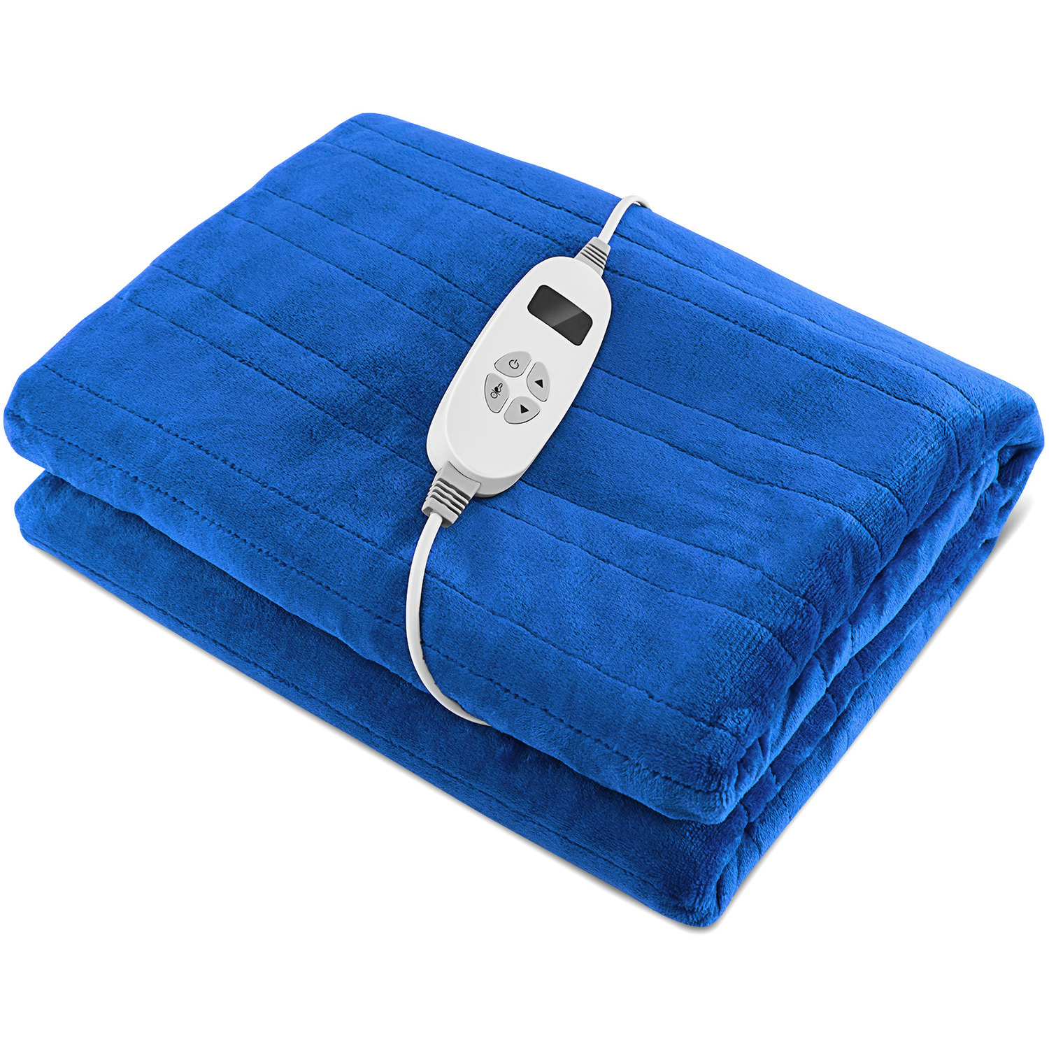 Electric Heated Throw Blanket - Blue