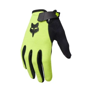 Fox Ranger Youth MTB Gloves Fluorescent Yellow