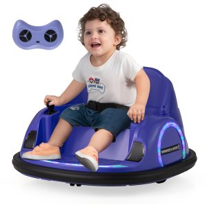 Kids Ride on Bumper Car - Purple