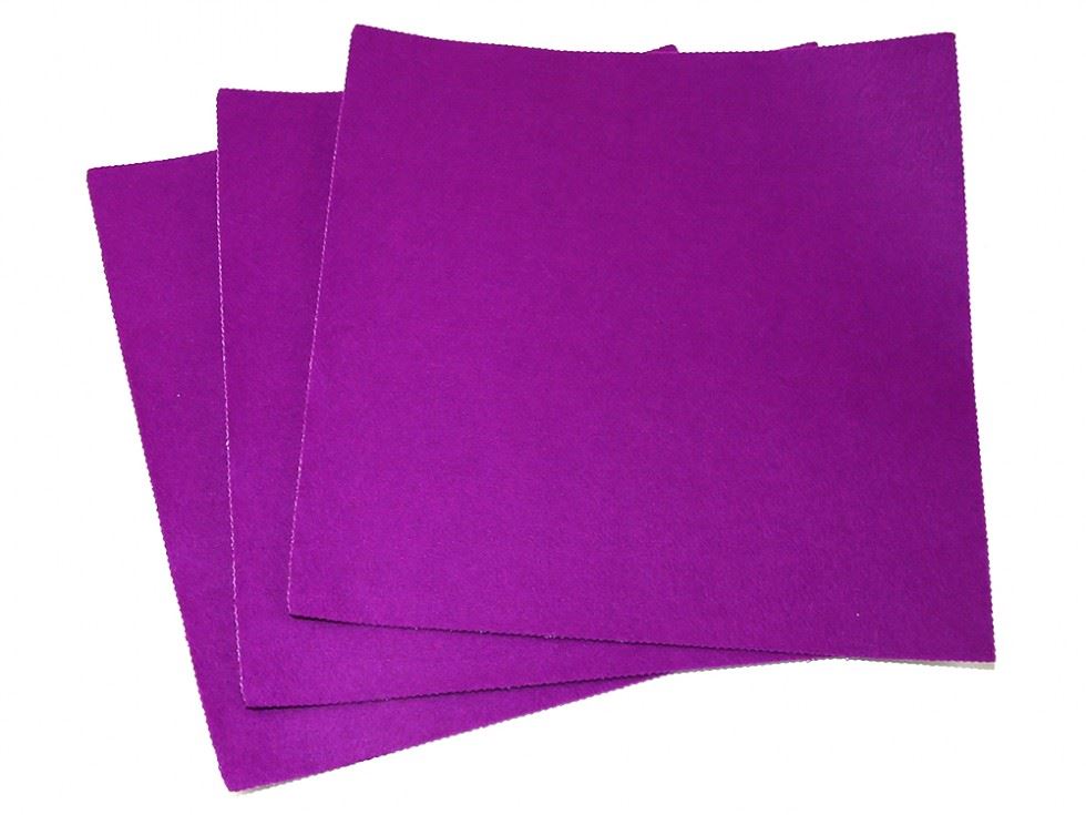Minerva Core Range 6inch Acrylic Felt Fabric Sheets Thistle