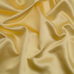 Minerva Core Range Acetate Satin Fabric Lemon