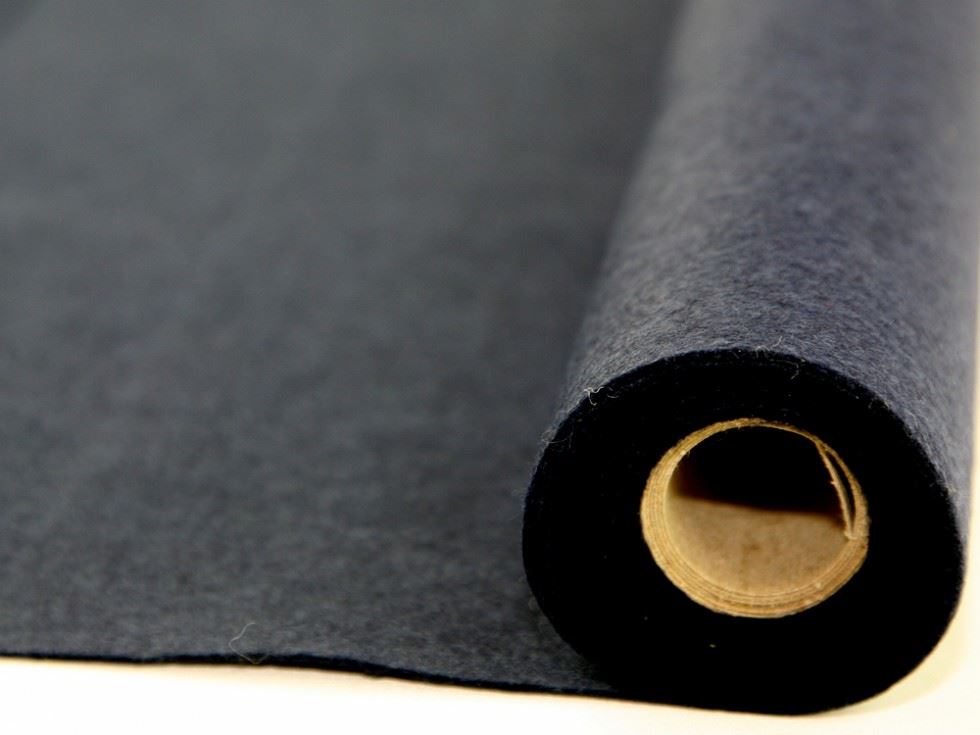 Minerva Core Range Acrylic Felt Fabric Roll Navy Blue