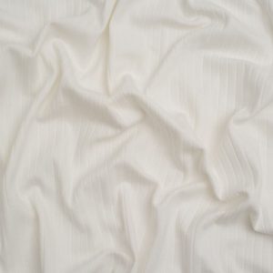 Minerva Core Range Baby Soft Cotton Rib Stretch Knit Fabric Ivory