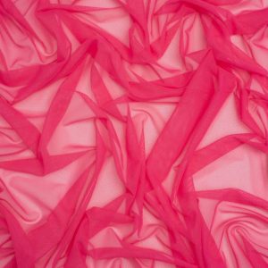Minerva Core Range Light Stretch Power Net Mesh Fabric Cerise Pink