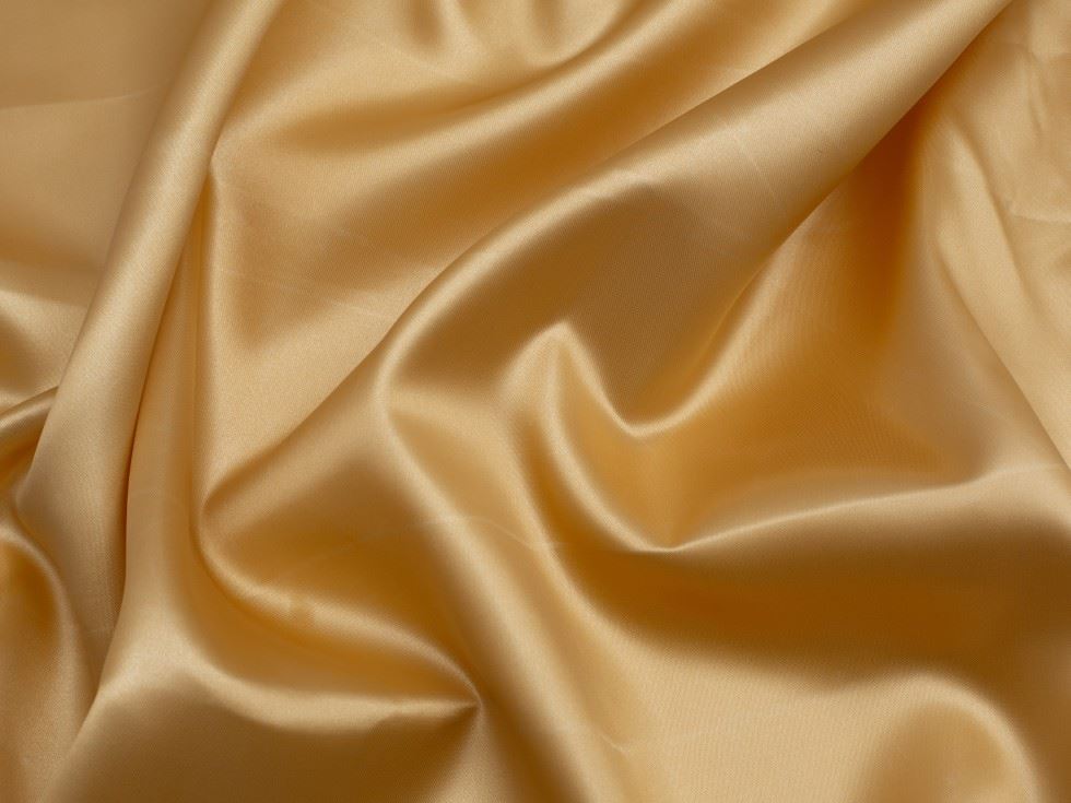 Minerva Core Range Liquid Satin Fabric Gold