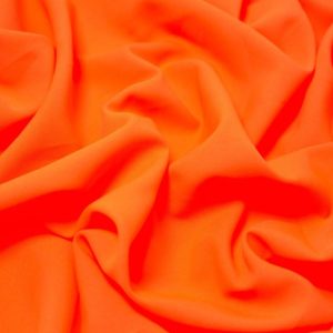 Minerva Core Range Polyester Suiting Fabric Fluorescent Orange