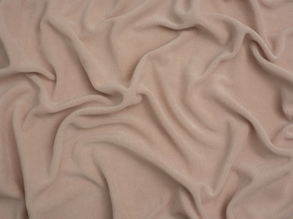 Minerva Core Range Polyester Velour Back Sweatshirt Stretch Knit Fabric