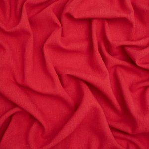 Minerva Core Range Soft Viscose Linen Blend Fabric Cardinal