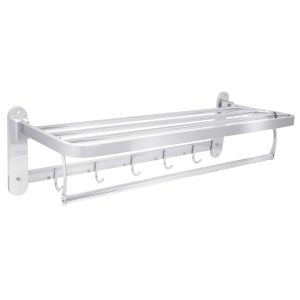 Non-slip Roll Up Dish Drying Rack - Silver