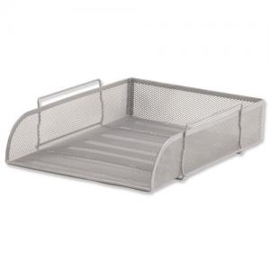 Office Mesh Letter Tray Scratch Resistant Stackable Front Load