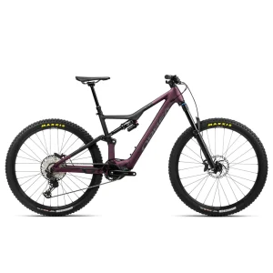 Orbea Rise H10 Electric Mountain Bike 2023 Metallic Mulberry/Black