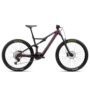 Orbea Rise H20 Electric Mountain Bike 2023 Metallic Mulberry/Black