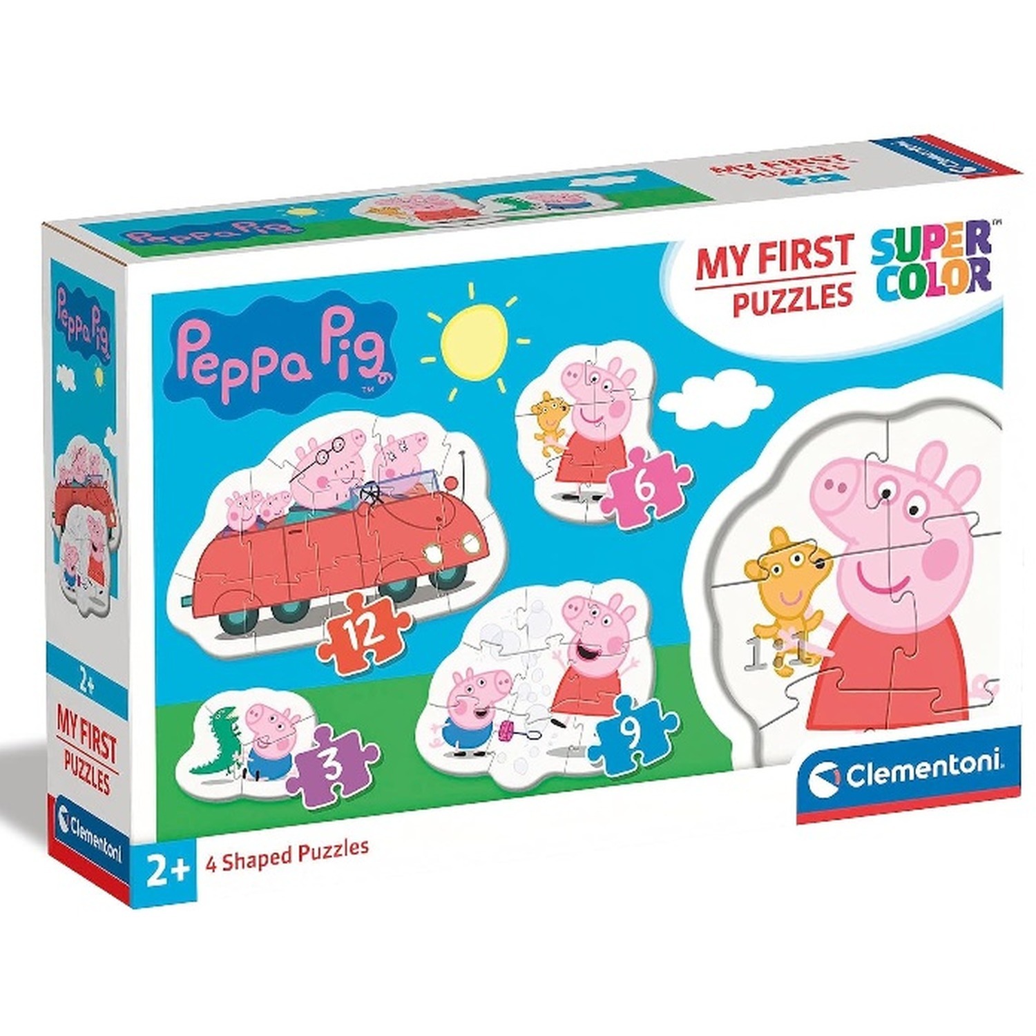 Peppa Pig Puzzle My First Puzzles Set - Various Colours