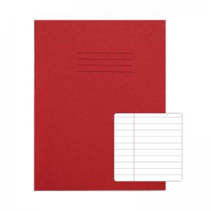 Rhino Stationery Rhino Exercise Book 8mm Ruled 80 Pages 9x7 Red Pack