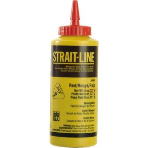 StraitLine Chalk Refill Permanent Red