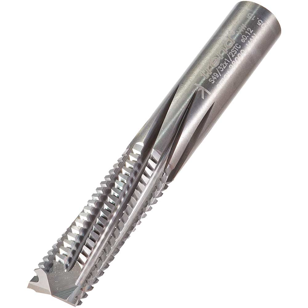 Trend Roughing Spiral Phenolic Router Cutter 12.7mm 42mm 1/2"