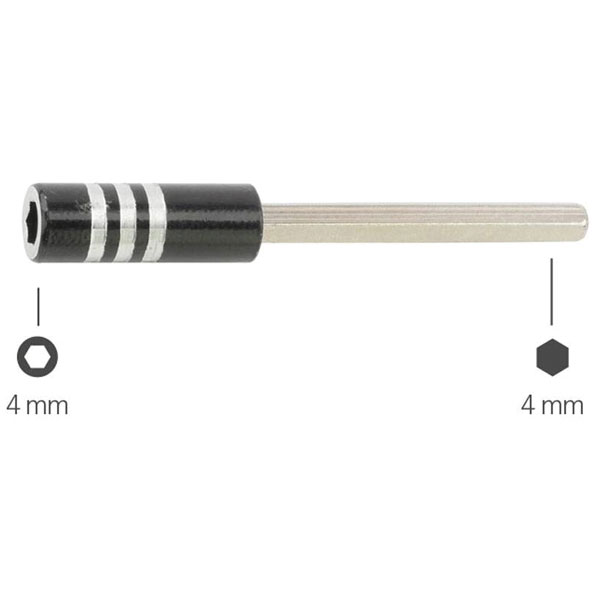 Bernstein 4-567 Tools Bit Adapter 5/32 60mm Extension for Electronics