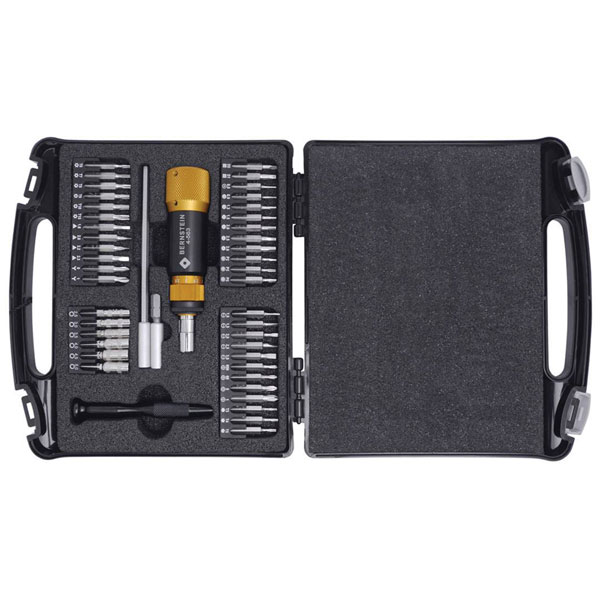Bernstein 4-930 Electronics Bit Set 46-Piece Precise Adjustable Torque