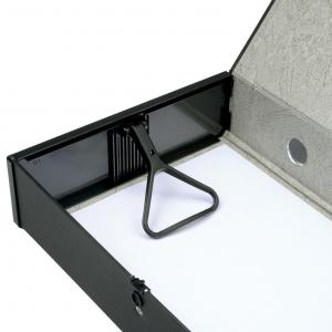 Box File Foolscap Black Pack of 5 332829 FS332829