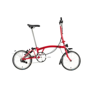 Brompton C-Line Explore High Folding Bike House Red
