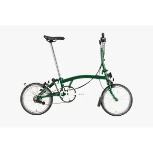Brompton C-Line Explore Mid Folding Bike 2023 Racing Green