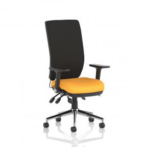 Chiro High Back With Height Adjustable And Folding Arms Bespoke Colour