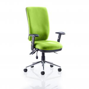 Chiro High Back With Height Adjustable Arms Bespoke Colour Back And