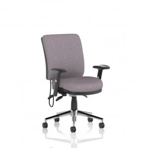 Chiro Medium Back With Height Adjustable Arms Bespoke Colour Back and
